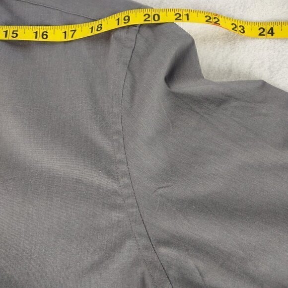 Alfani Men's Gray, Cotton Blend, Button-Up Dress Shirt. Size XL (NWT) - Picture 6 of 13